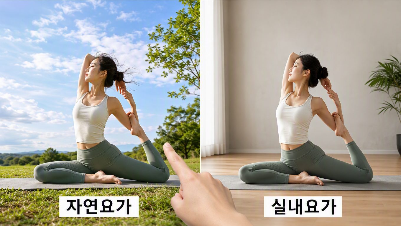자연요가와 실내요가 어떤 차이가 있을까