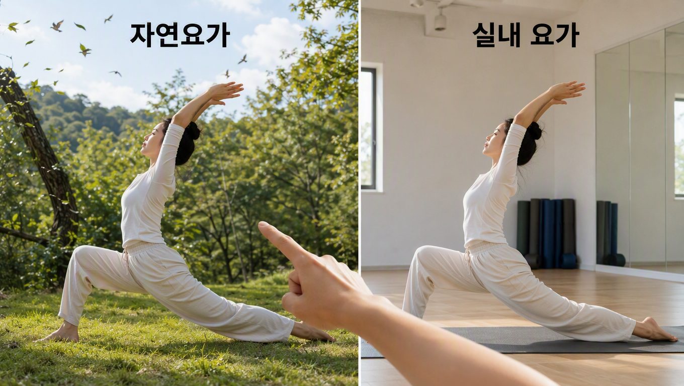 자연요가와 실내 요가, 어떤 차이가 있을까