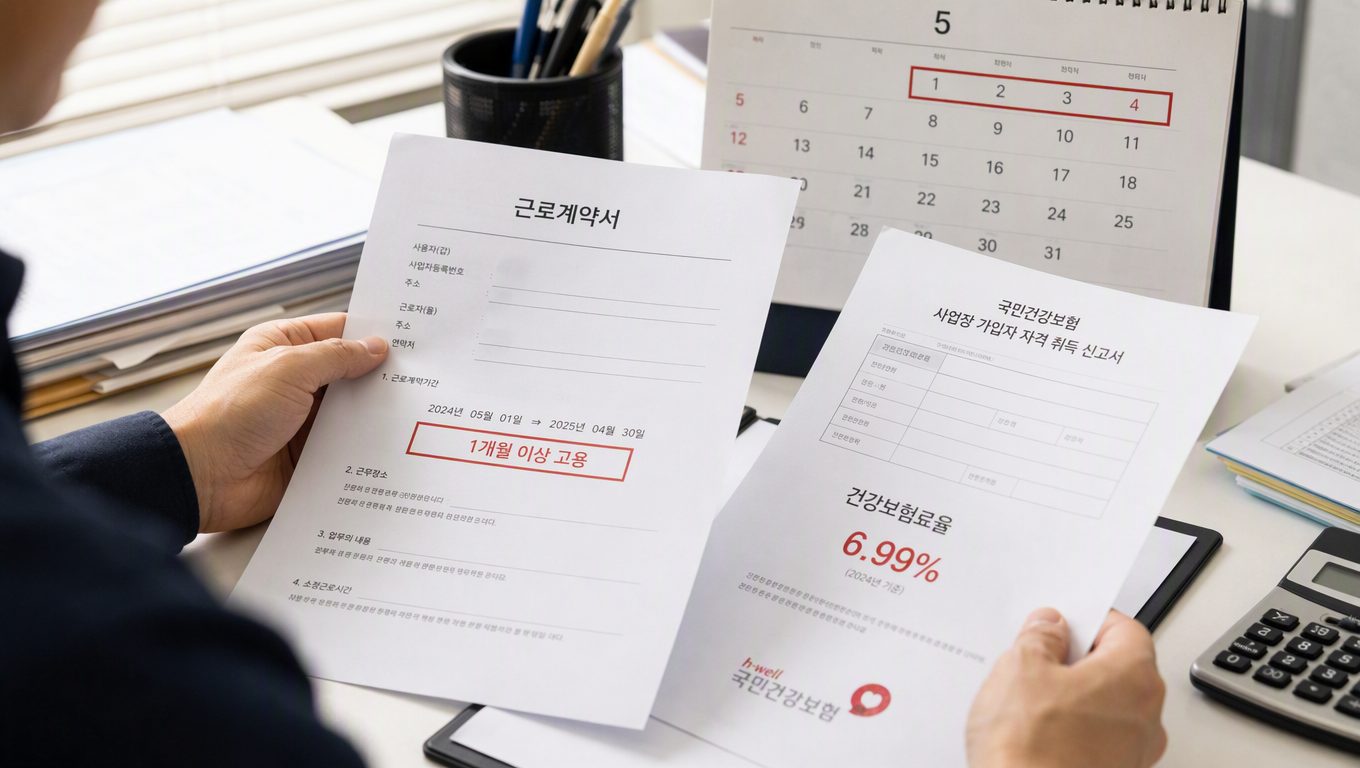 국민건강보험 직장가입자 가입 기준은 건강과 어떻게 연결되나요?